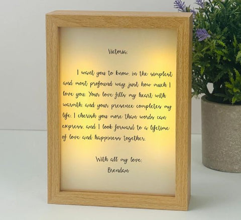 Love Letter Plaque