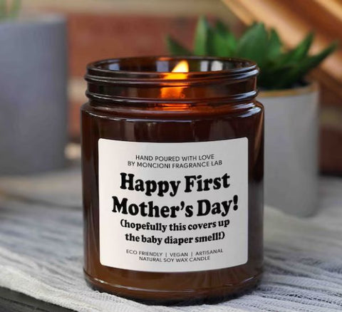 Happy First Mothers Day Soy Candle