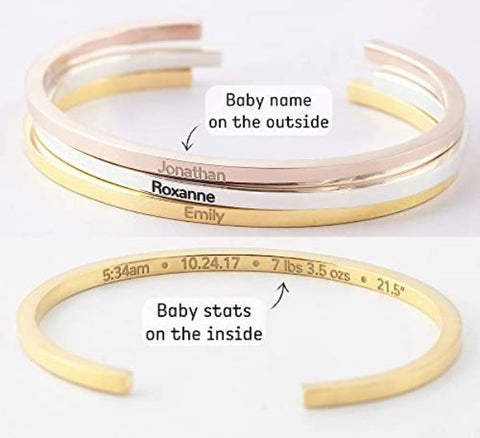 Baby Name Stats Bracelet