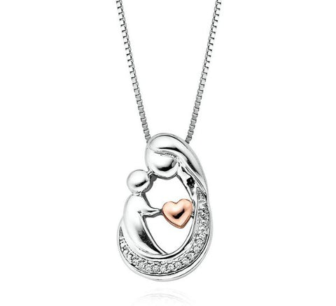 Mother & Baby Necklace Pendant