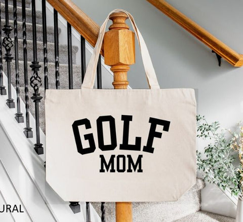 Golf Mom Tote Bag