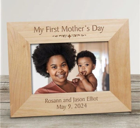 First Mother's Day Wooden Frame