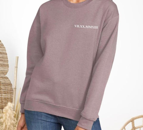 Embroidered Sentimental Sweatshirt