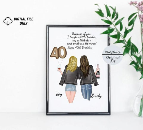 Personalized Friendship Print