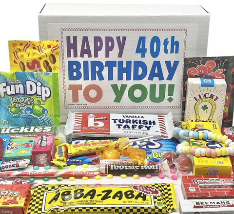 40th Classic Nostalgic Candy Assortment Gift Box