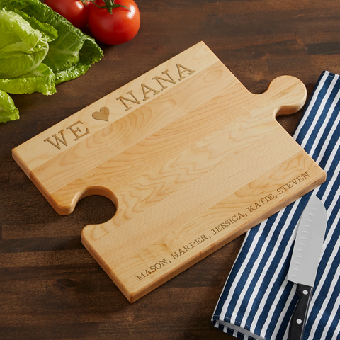 Personalized Chopping Board for Mom, Mom Rock Cutting Board