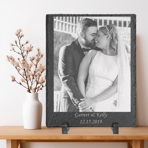 custom photo slate decor