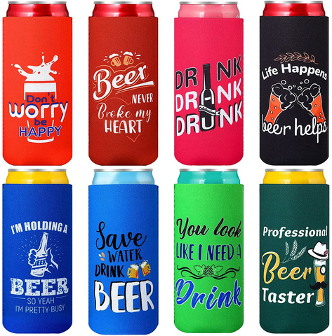 Insulated Slim Can Cooler Koozies » Made In Michigan