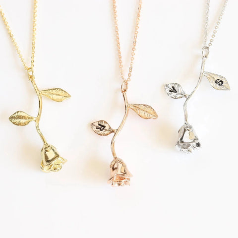 rose anniversary necklace