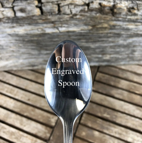 Custom Engraved Spoon