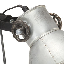 Afbeelding in Gallery-weergave laden, Vloerlamp met 2 lampenkappen E27 gietijzer zilverkleurig
