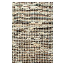 Tentakel Noord West Eerbetoon Vloerkleed 120x170 cm echt harig leer zwart en wit – Oletti