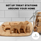 Reward treat stations set up around your home