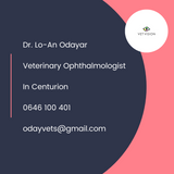 Dr. Lo-An Odayar Eye Vet. Veterinary Ophthalomologist Centurion Contact Details