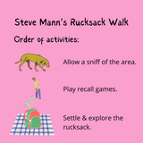 How to do steve manns rucksack walk for reactive dogs oday vets