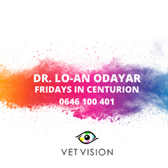 Dr. Lo-an Odayar Veterinary Ophthalmologist Consults Centurion Gauteng for all pet eye problems