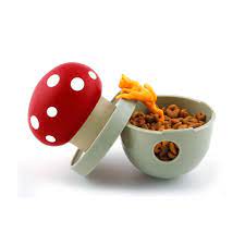 L-Chic Cat CA-Tumbler Mushroom Enrichment Toy Food Dispensing