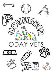 Oday vets November Dog Training Habit tracker