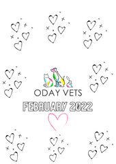 Oday Vets February 2022 Habit Tracker for Dog Puppy Training