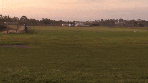 MU-2 grass field takeoff