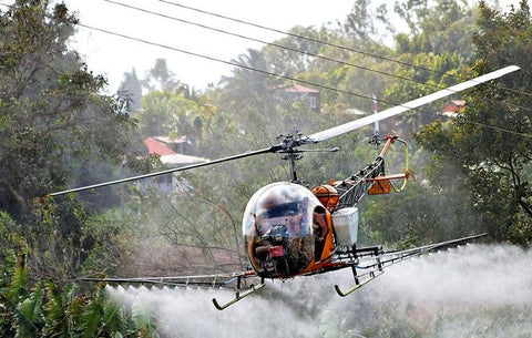 Bell 47G crop dusting