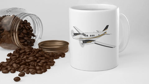 King Air C90 coffee and AeroMug