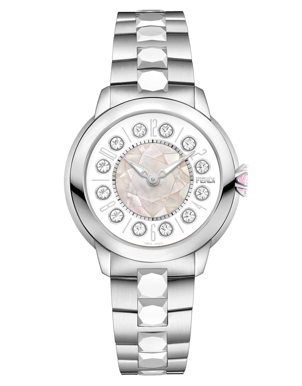 fendi rotating gemstone watch