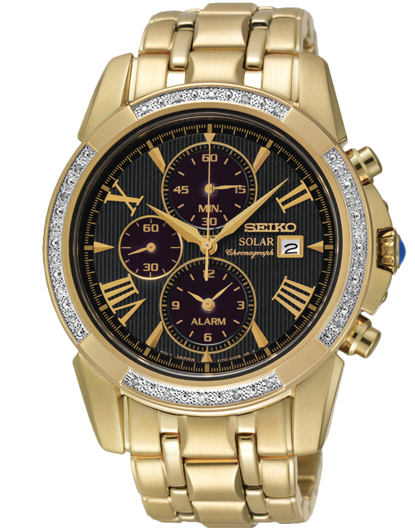 Seiko - Le Grand Sport Solar Alarm Chronograph - SSC314P-9