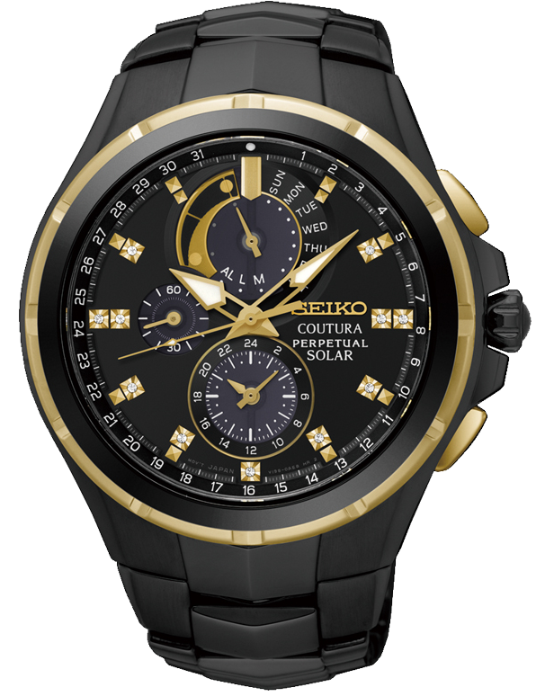 Arriba 81+ imagen seiko coutura perpetual solar with diamonds