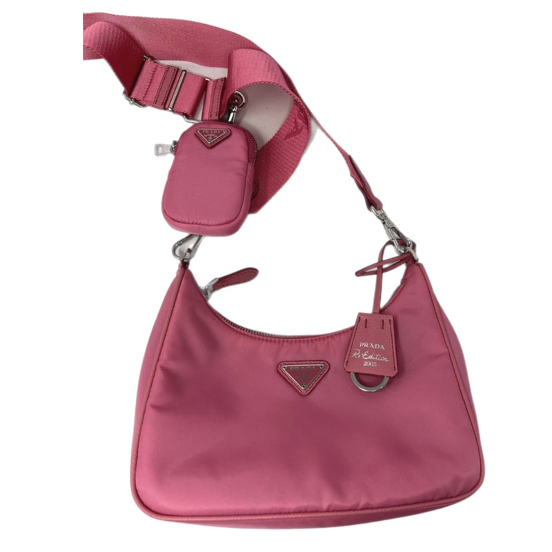 Prada Pink Re Edition Nylon Bag – Andreu's Luxury Closet