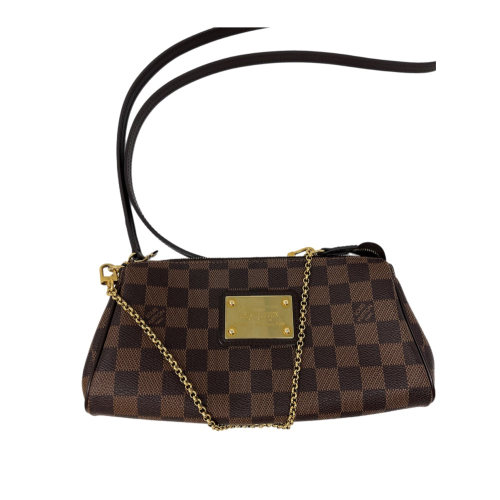 Louis Vuitton Damier Azur Pochette Eva Crossbody 2way Bag 863189