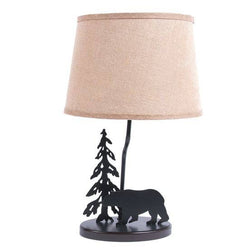 moose nursery lamp