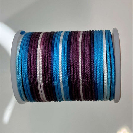 0.70mm Dyed Polyester Braided Jewelry Cord - 7 Yard Spool (CORD7)  freeshipping - Beads and Babble