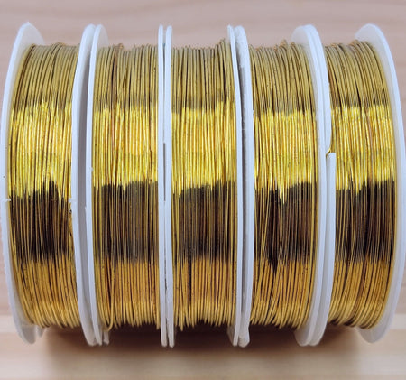Copper 22 Gauge (0.60mm) Jewelry Wire - 25 Foot Spool (WIRE01) freeshipping  - Beads and Babble