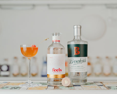 Feels Botanical Rouse & Brookies gin cocktail