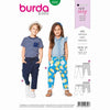 Burda 9342 - pantalon à coulisse élastiquée sans couture au milieu
