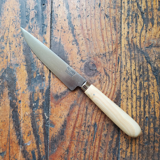 Opinel 2-Piece N0102 Paring Knife Set, 3.875 X90 Carbon Plain Blades,  Beechwood Handles - KnifeCenter - 001222