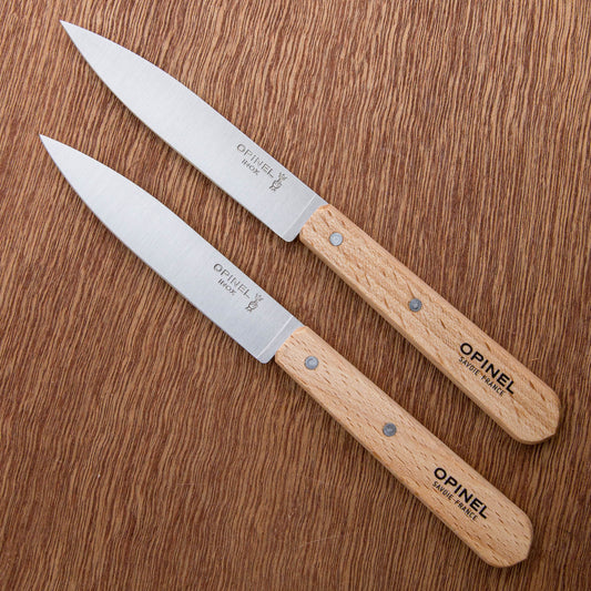 Messer Opinel Steel Carbon Locking Beech Wood Folding Knife France