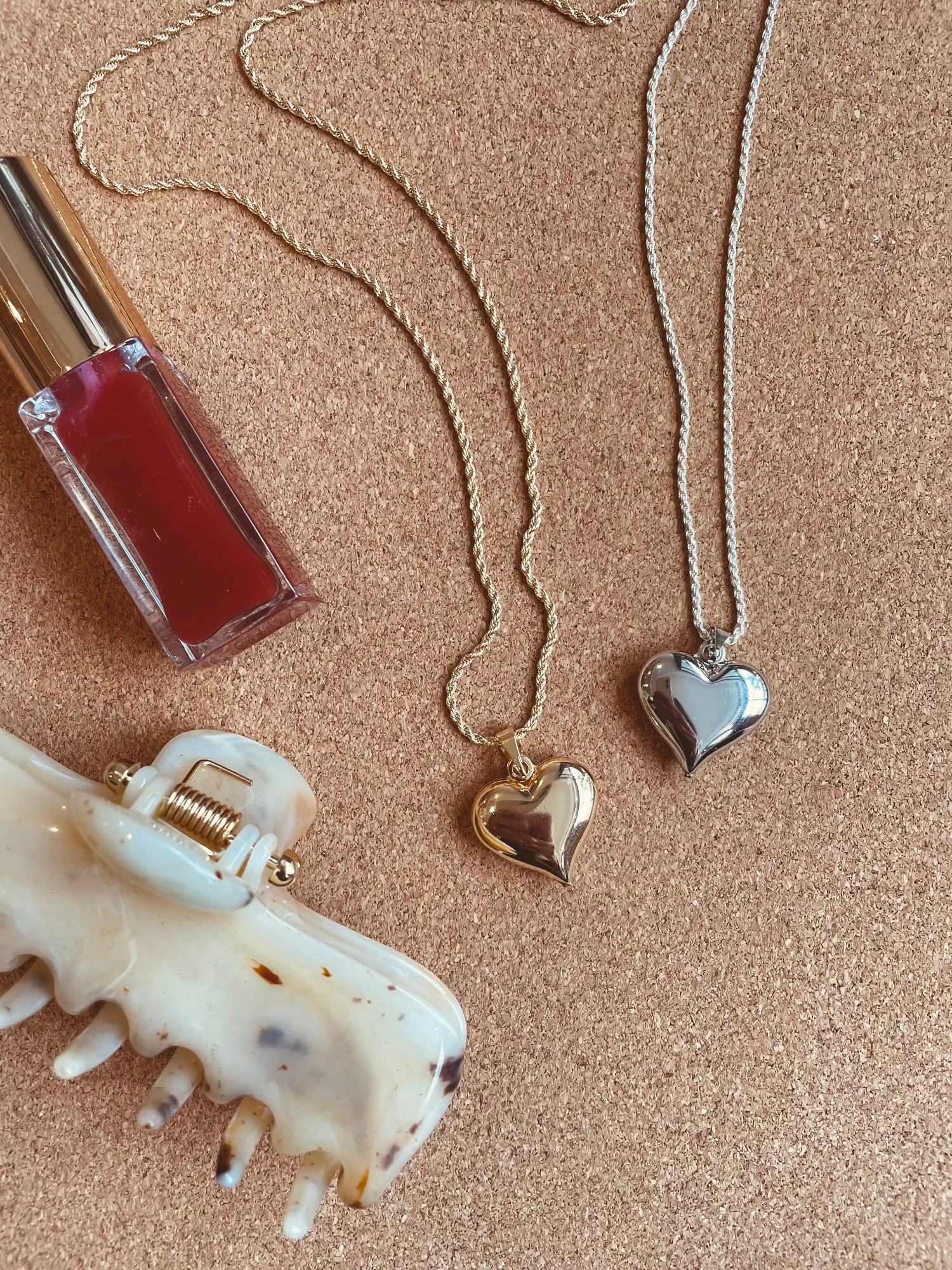 Puffy Heart Necklace