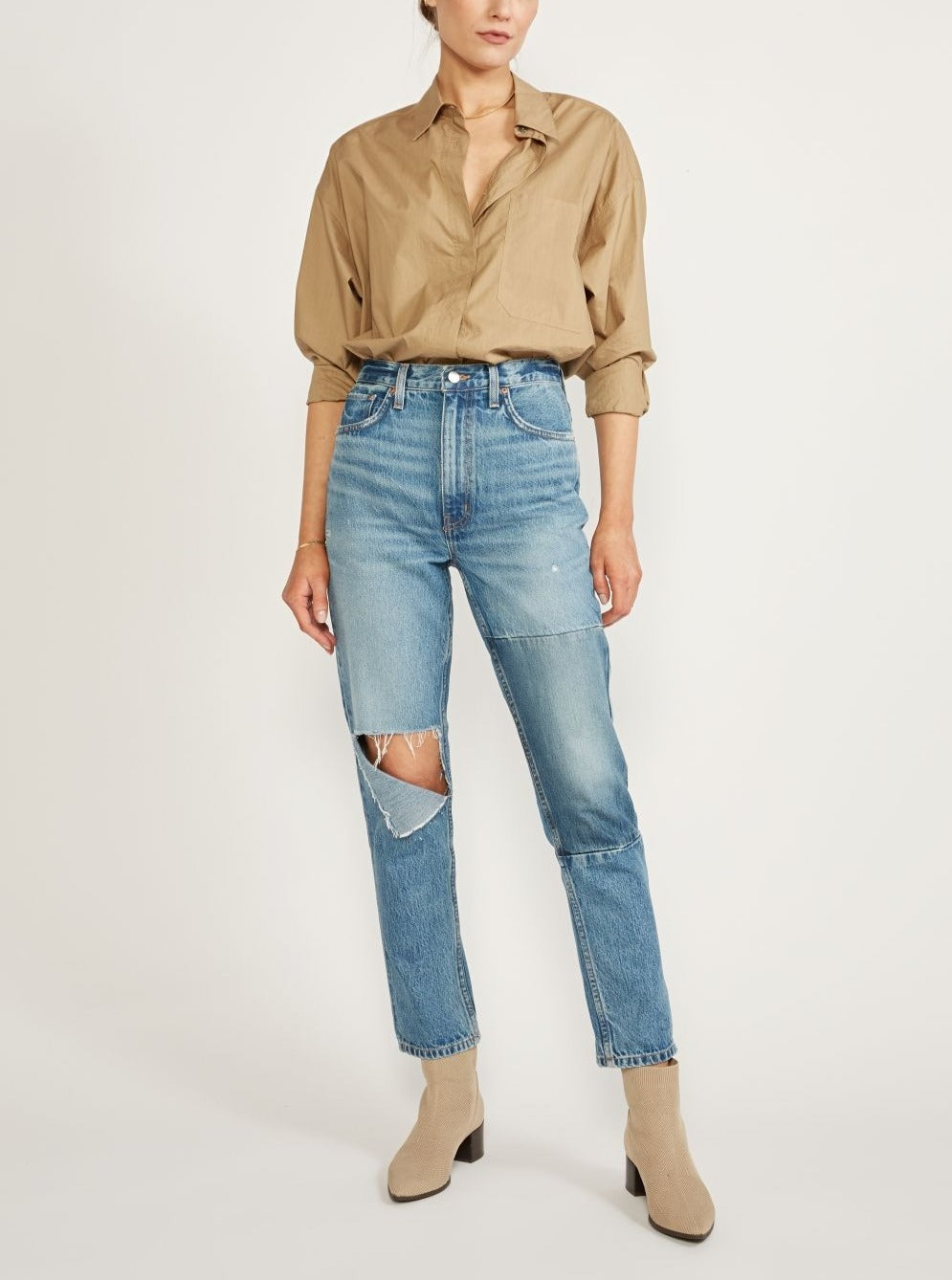 Finn Slim Straight Ankle Jeans