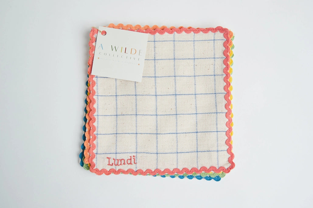 Handwoven Lunchbox Napkins || Days of the Week, French