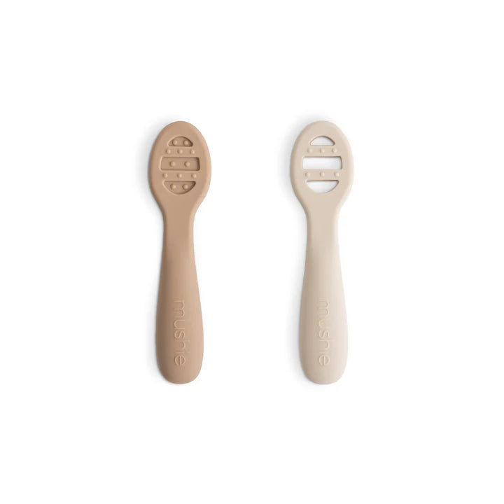 First Feeding Baby Spoons Set || Shifting Sand & Natural