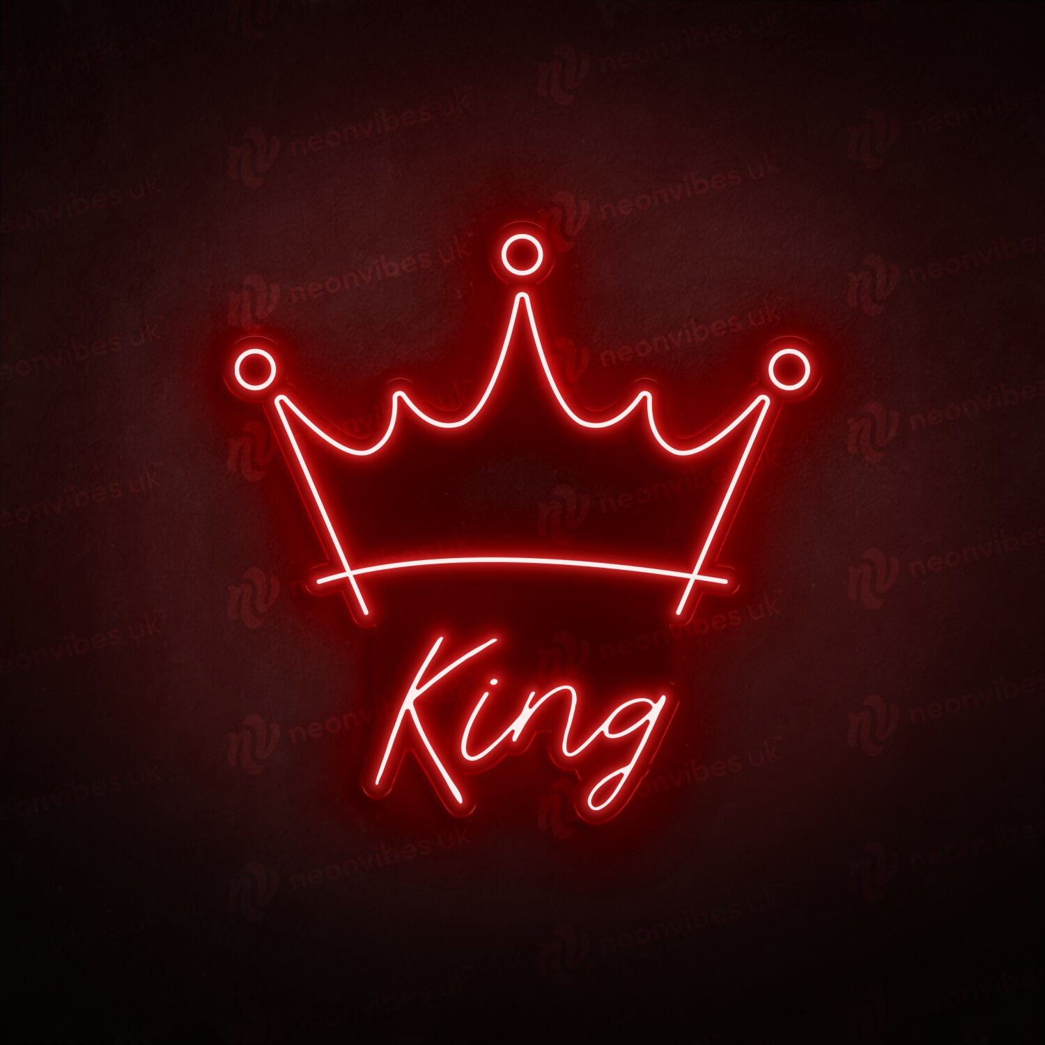 King & Crown neon sign - Neon Vibes® neon signs