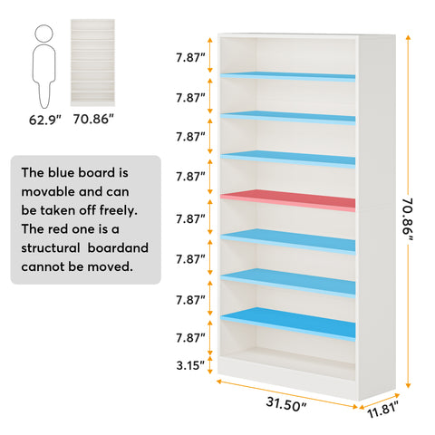 Freestanding Shoe Cabinet, 9-Tier 40-45 Pairs Shoe Storage RackBlack in  2023