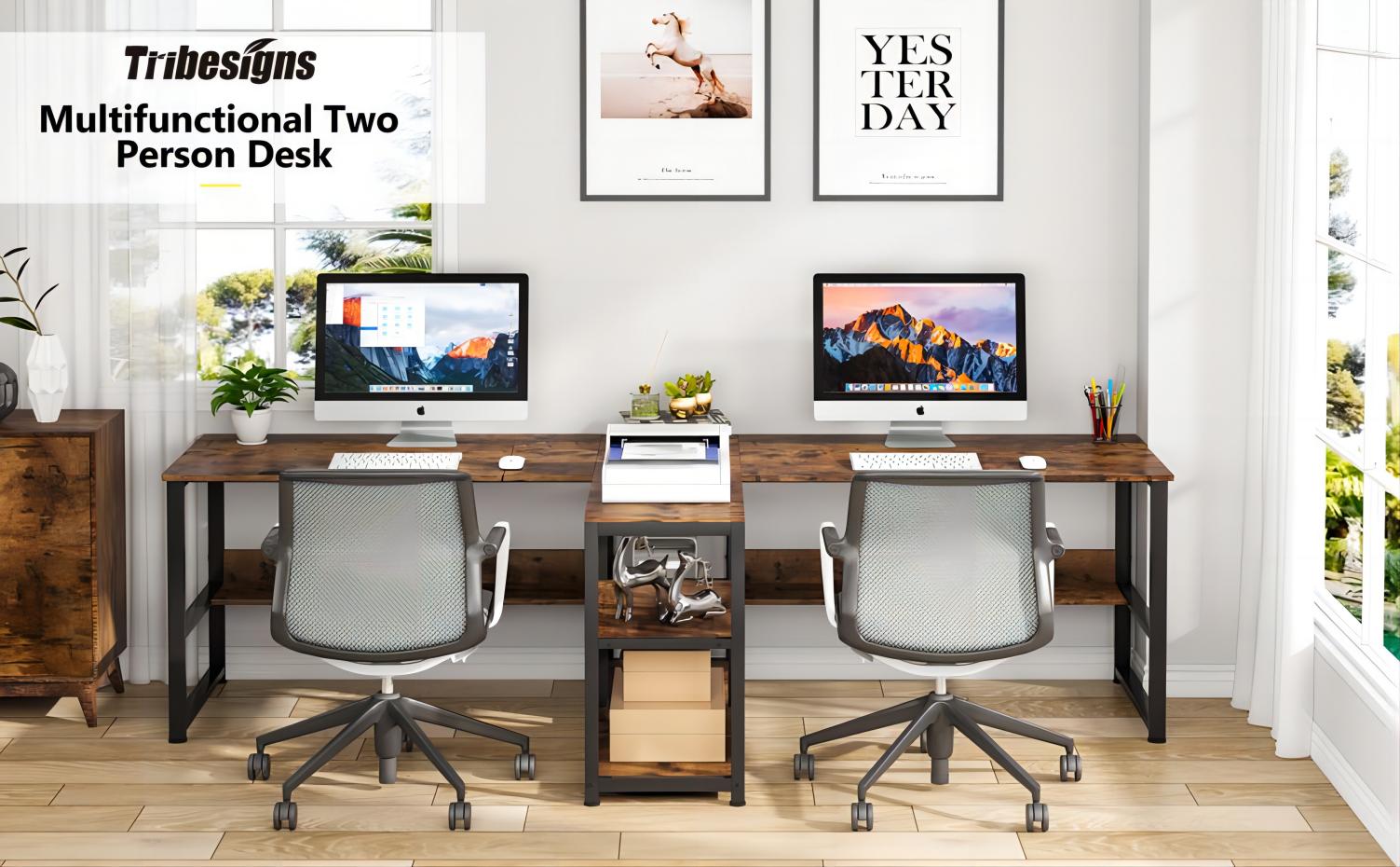 2 Person Desk - VisualHunt