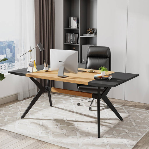 Home Office Desk-63 inch Large Computer Desk Table for Black