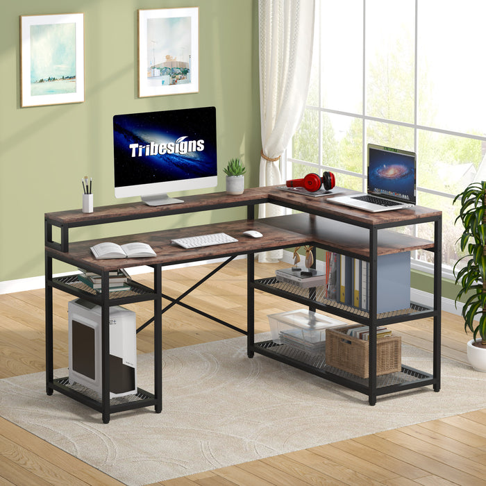 Tribesigns L-Shaped Desk, 59