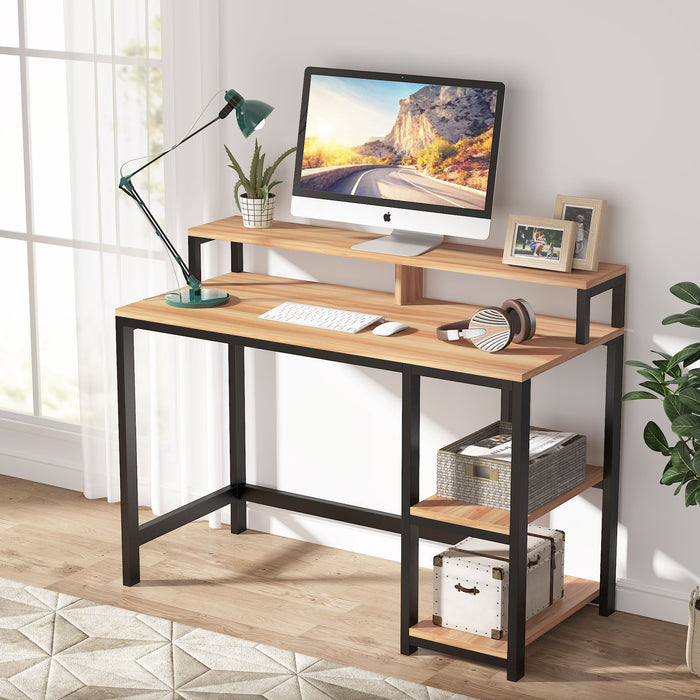 tribesigns industrial computer desk