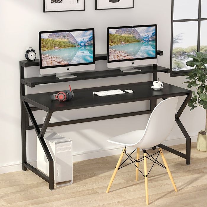 tribesigns 55 inch large gaming desk