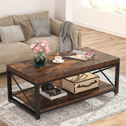 with Shelves Table, Storage Tribesigns Console Entryway Sofa Table 43\